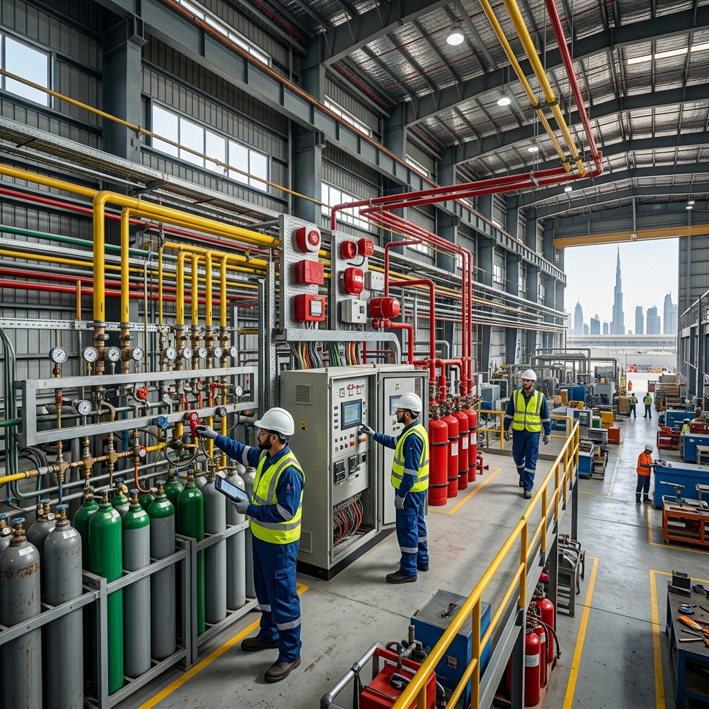 Industrial Fire Alarm System Installation