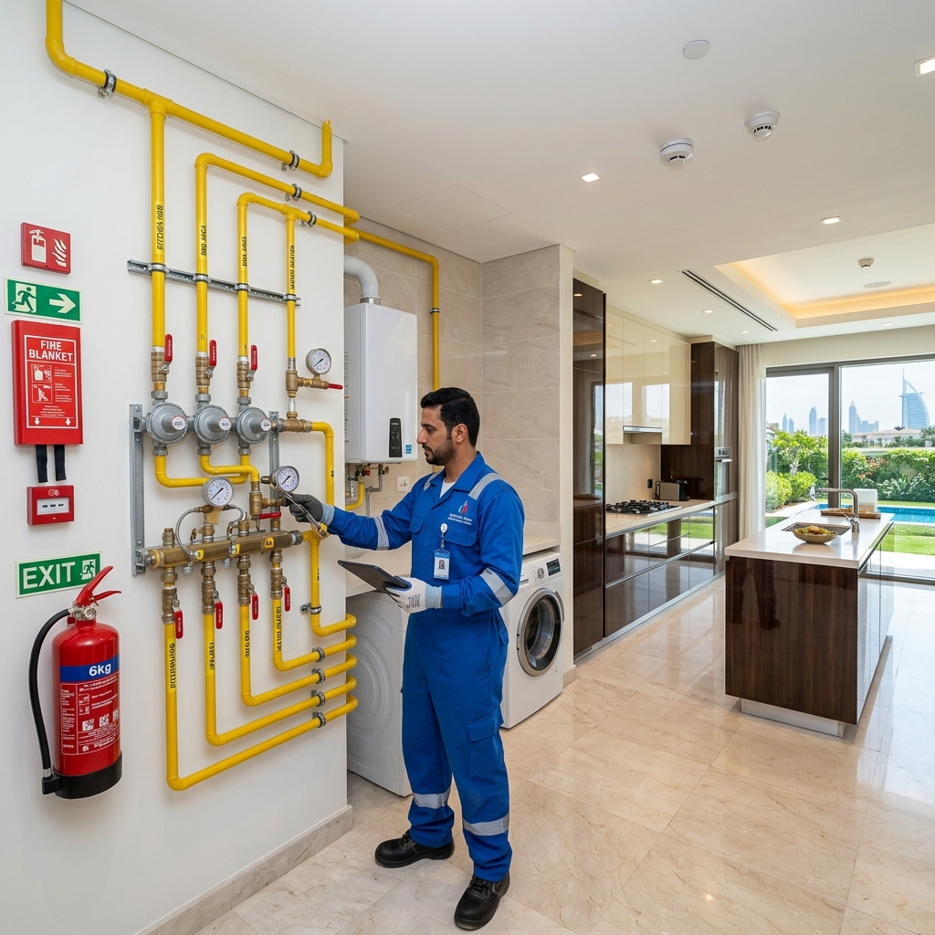 Villa Fire safety Installation