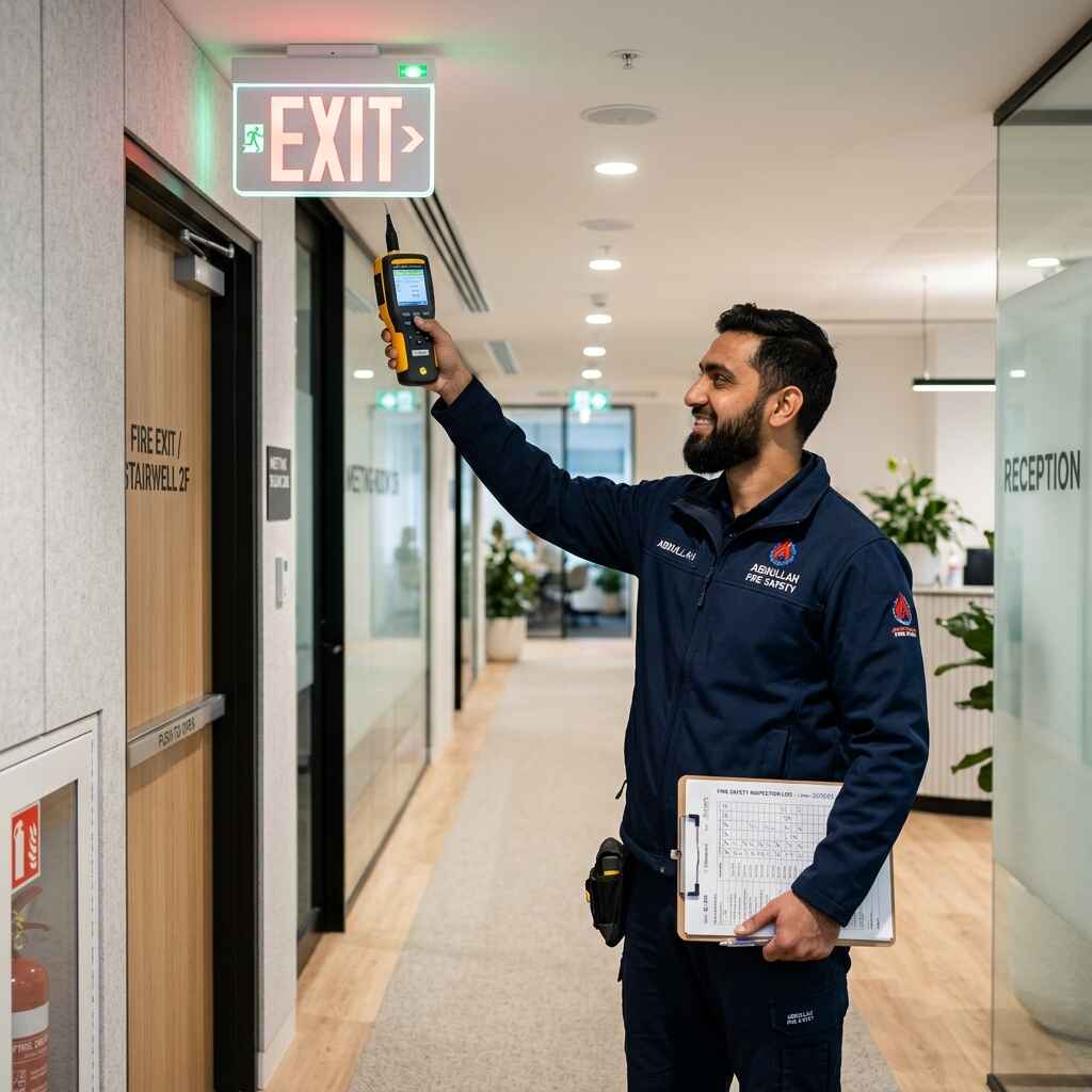 Emergency Exit Light Maintenance & Annual Inspection Dubai