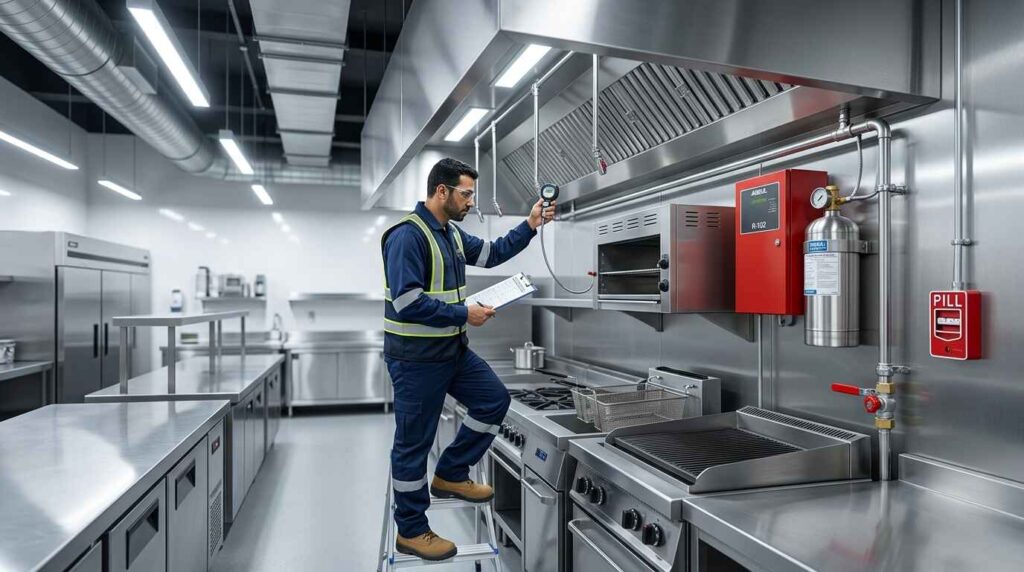 Kitchen Hood Fire Suppression System