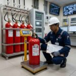 FM200 Annual AMC Service & Cylinder Weighing — Control Room, Deira Dubai