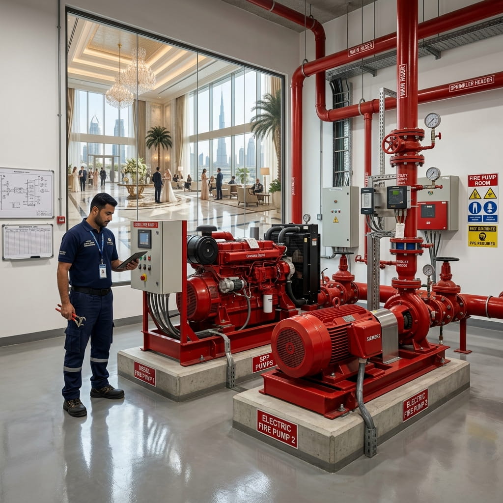 Hotels & Hospitality Fire Pump system