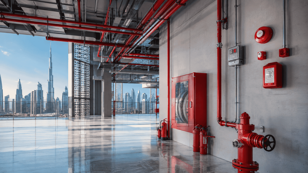 Fire safety requirements and protection systems for buildings in Dubai